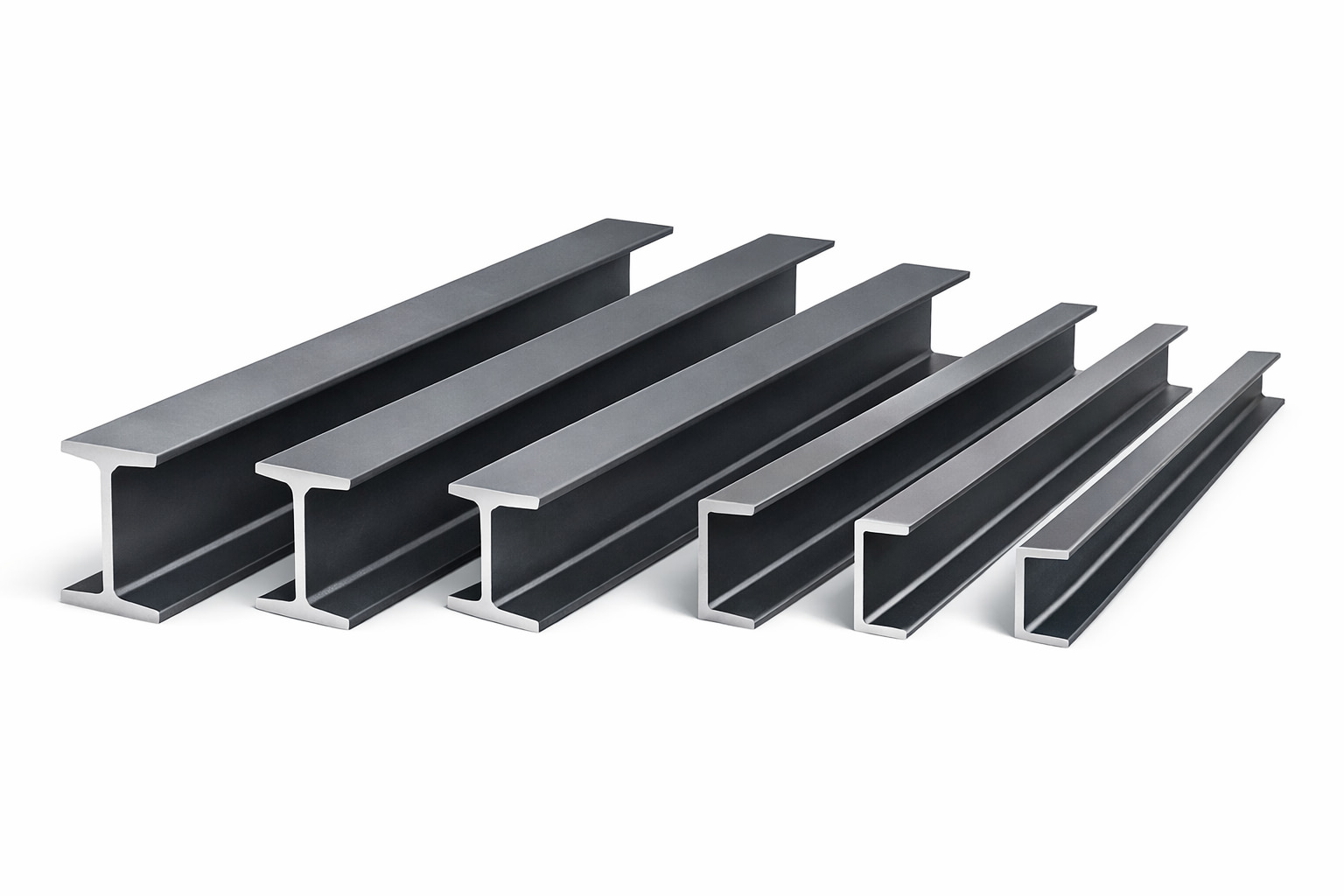 Diferenças estruturais entre viga I e viga U em projetos de grande porte